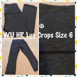 Lululemon Wunder Under HR Crops 6